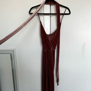 Express Velvet Jumpsuit